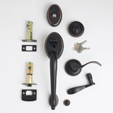 TM Patio Lockset - Oil Rubbed Bronze | Click to enlarge